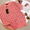 Maglione pullover di design manica corta T-shirt stampata con ricamo lettera G T-shirt di lusso per uomo e donna casual da vacanza plus size manica corta