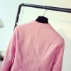 Jacken Herbst Jacke Frauen Kleidung 2020 frauen Leder Jacke Mantel Weibliche Faux PU Leder Koreanische Rosa Tops Veste Femme Cuir ZT4540