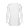 여성 캐주얼 탑 봄 긴 소매 둥근 목격자 Tshirt hollowout 레이스 패널 기본 여성 일일 편안한 셔츠 240229