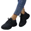 Chaussures décontractées pour femmes, baskets tricotées vulcanisées, respirantes, à la mode, à lacets, en vente, été, 2024