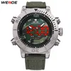 Weide Mens Casual Quartz Military Clock Digital siffra Display Nylon Rand Camouflage Wristwatch Relogio Masculino Reloj HOMBRE291Z