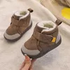 Infant Kleinkind Stiefel Winter Baby Mädchen Jungen Schnee Stiefel Warme Plüsch Outdoor Weichen Boden Nicht-Slip Kinder Stiefel Kinder Schuhe 240223