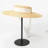 Chapeau de paille à large bord pour femmes, long ruban, chapeaux de plage, à la mode, pour enfants, pare-soleil d'été, vente en gros, 240304