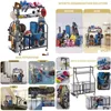 Other Sporting Goods Garage Sports Equipment Storage Organizer With Baskets And Hooks - Easy To Assemble Ball Gear Rack Holds Basket Dhosk