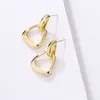 Boucles d'oreilles Cmoonry Design géométrique classique couleur or cuivre mariage pour femmes fille vente en gros produits tendances Bijoux Femme