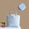 Vaisselle sac à déjeuner isolé stockage thermique Portable voyage travail Bento boîte léger épaissi mignon outils