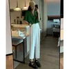 Women's Pants Real S Casual Suit Female 2024 Spring/Summer High Waist Petite Smooth Ankle-Length Cigarette