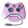 PC/PS3/Xbox 360 Konsolu için en kaliteli kablosuz gamepad joystick xbox360 2.4g kablosuz joypad oyun denetleyicileri perakende ambalaj dropship ile logoya sahiptir