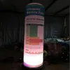 wholesale 4mH (13.2ft) with blower Customized Size And Printings Inflatable LED Pillar Giant Lighting Inflatables Tube Decoration for Wedding & Party Decoration