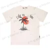 Palms Angle T-shirt Designer Luxe Palmangel Chemise Palms Angels Hommes Femmes Cocotier Couple T-shirt À Manches Courtes Motif Jet D'encre Graffiti Lettre Impression 249