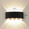 Lampada da parete in stile nordico LED illuminazione da giardino impermeabile per esterni AC220-240 Luce per corridoio per scale per interni camera da letto