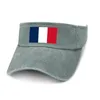 Berets France Flag Sun Visor Leaky Top Cowboy Hats Mens Womens Customize DIY Cap Sports Baseball Tennis Golf Caps Empty Open Hat