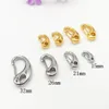 20pcs 로트 15-50mm bag clasps 랍스터 스위블 트리거 클립 DIY 액세서리를위한 스테인리스 스틸 후크 스트래핑 키 체인 파트 301E