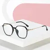 Óculos de prescrição quadro feminino óculos de aro completo TR-90 plástico flexível óculos rx-capaz mulher feminino óculos 240227