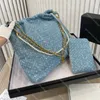 10A Borsa cc di alta qualità Borsa a tracolla da donna Borsa a tracolla firmata Borsa portamonete in oro Set con diamanti Borsa shopping Borsa spazzatura ad alta capacità Borsa portafoglio in pelle Tote