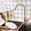 Küchenarmaturen 304 Edelstahl Smart Touch Waschbecken Wasserhahn Zugdüse