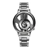 Wristwatches 2022 Fashion And Casual Music Note Notation Stainless Steel Watch Wrist For Men Women Silver Watches329g