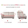 Plush Sofa Cover Velvet Elastic Leather Corner Sectional For Living Room Couch s Set Armchair L Shape Seat Slipcovers 210607278g
