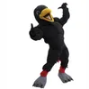 Costume de mascotte de corbeau professionnel, déguisement de fête d'anniversaire à thème animé, tenue de personnage d'halloween, 2024