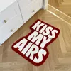 Kiss My Airs Tappeto fatto a mano in peluche trapuntato Tappeto puramente morbido adatto per l'arredamento della camera Soffici tappeti Camera da letto Bagno 240226