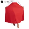 Stage Wear Womens Long Full Circle Dance Skirt Modern Waltz Flamenco Dancing Performance Maxi Skirts Ballroom Dancewear