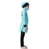 Капри, исламский комплект из двух предметов, длинный топ с капюшоном и брюки, буркини, мусульманский женский купальный костюм для девочек, болеро, этническая детская лоскутная одежда для плавания