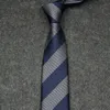 Gravatas Designer vermelho e azul personalizado listra diagonal gravata de correspondência de cores para homens padrão de abelha formal negócios casuais gravata masculina 6NW0
