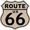 Metaal Schilderij Route 66 American Dreams Shield Metalen Tin Borden Posters Plaat Muur Decor voor Garage Bars Man Cave Cafe clubs Thuis Retro Posters T240309