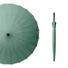 Parapluies 24 os long manche parapluie grand double renforcé tempête de vent style rétro