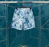 Herren-Hose in Übergröße. Rundhalsausschnitt, bestickte und bedruckte Sommerkleidung im Polar-Stil mit reiner Street-Baumwolle 5F66t