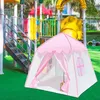 Çadırlar ve Barınaklar Kızlar için Castle Tent, Toddlers Playhouse Kapalı Oyuncak Evi Prenses