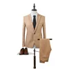 Herren Anzüge Blazer 2 Stück Business Blazeraddpants Anzug Sets Männer Herbst Mode Solide Slim Hochzeit Set Vintage Klassische Blazer Dro Dh4Ov