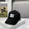 Top Canvas Basebal Mens Designer Hat moda Moda feminina Capas de beisebol Chapé