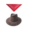 Berets 3 PCS Ball Masquerade Decorde Cloths Cowboy phechcoat للرجال الملحق الجينز الحفلات تخثرات المهرجان لمستلزمات الكرنفال