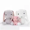 Schleczone pluszowe zwierzęta 70 cm 50 cm 30 cm Śliczne królik P Toys Bunny Animal Baby Doll Amplack For Sleep Toy Prezenty dla dzieci 8362930 DOSTAWA OTB8T