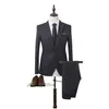 Herren Anzüge Blazer 2 Stück Business Blazeraddpants Anzug Sets Männer Herbst Mode Solide Slim Hochzeit Set Vintage Klassische Blazer Dro Dh4Ov