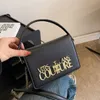 Designer läderväska lyxig handväska axelväskor kvinnor plånbok guldkedja mens tote crossbody mode prägling designer handväskor
