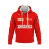 Sudadera con capucha con estampado digital 3D de carreras de F1 para jóvenes, sudadera holgada de talla grande a la moda para otoño, top para hombre