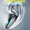 TWS trådlösa hörlurar LED -lätta spelörhängen med mic bluetooth hörlurar brusreducering Stereo trådlös Bluetooth -headset