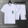 Conjunto de camiseta masculina de designer verão shorts de 2 peças conjunto branco roupas esportivas 3d letras retro roupas de rua padrão criativo masculino casual conjunto shorts #22SS