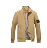 Stone Jacket Island 2023 Mode Nouveau manteau de designer pour hommes hiver et automne baseball style mince classique coupe-vent décontracté manteau veste à glissière