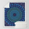 BeddingOutlet Mandala Blanket for Adults Microfiber Bohemian Plush Sherpa Throw Blanket on Bed Thin Quilt cobertor Bedding267j