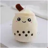 Stuffed & Plush Animals Manufacturers Wholesale 6-Color 12Cm Milk Tea P Toy Pendant Cartoon Cute Key Chain Doll Childrens Gift Drop De Dh68P