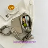 Lüks tasarımcı tote çanta bottgss ventss kaset online mağaza kadın yeni küçük çanta moda kore baskısı pamuk kat beyaz ile gerçek logo ile