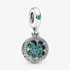 100 ٪ 925 Sterling Silver Lucky Four Four Leaf Clover Dangle Tharms تناسب سوار السحر الأوروبي الأصلي للنساء الزفاف Engagemen241r