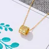 Designer Pendant Necklace Sweet Love Vanca Jade V-Gold Flower Halsband med benkedjehalsband Rose Gold Fduz