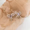 Dangle Earrings Fashion Exaggerated Jewelry Super Fairy Double Bow Pearl Star With The Same Design Retro Sweet Girl Wholesale.