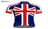 Jaquetas de corrida Clássico Retro Grã-Bretanha Equipe Nacional Pro Ciclismo Jersey XIMASummer Poliéster Men039s Esportes Manga Curta Rápida Dr1326399