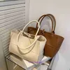 Bottgss Ventss fourre-tout en cuir véritable sac à main de haute qualité nouveau grand sac femme version coréenne capacité d'épaule texturée fourre-tout tissé ont un vrai logo