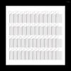 Sleutelhangers 50 stuks rechthoek sublimatie sleutelhanger blanks dubbelzijdige warmteoverdracht MDF blanco bord sleutelhangers